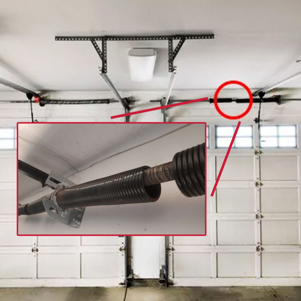 Broken Garage Door Spring in Blaine, MN